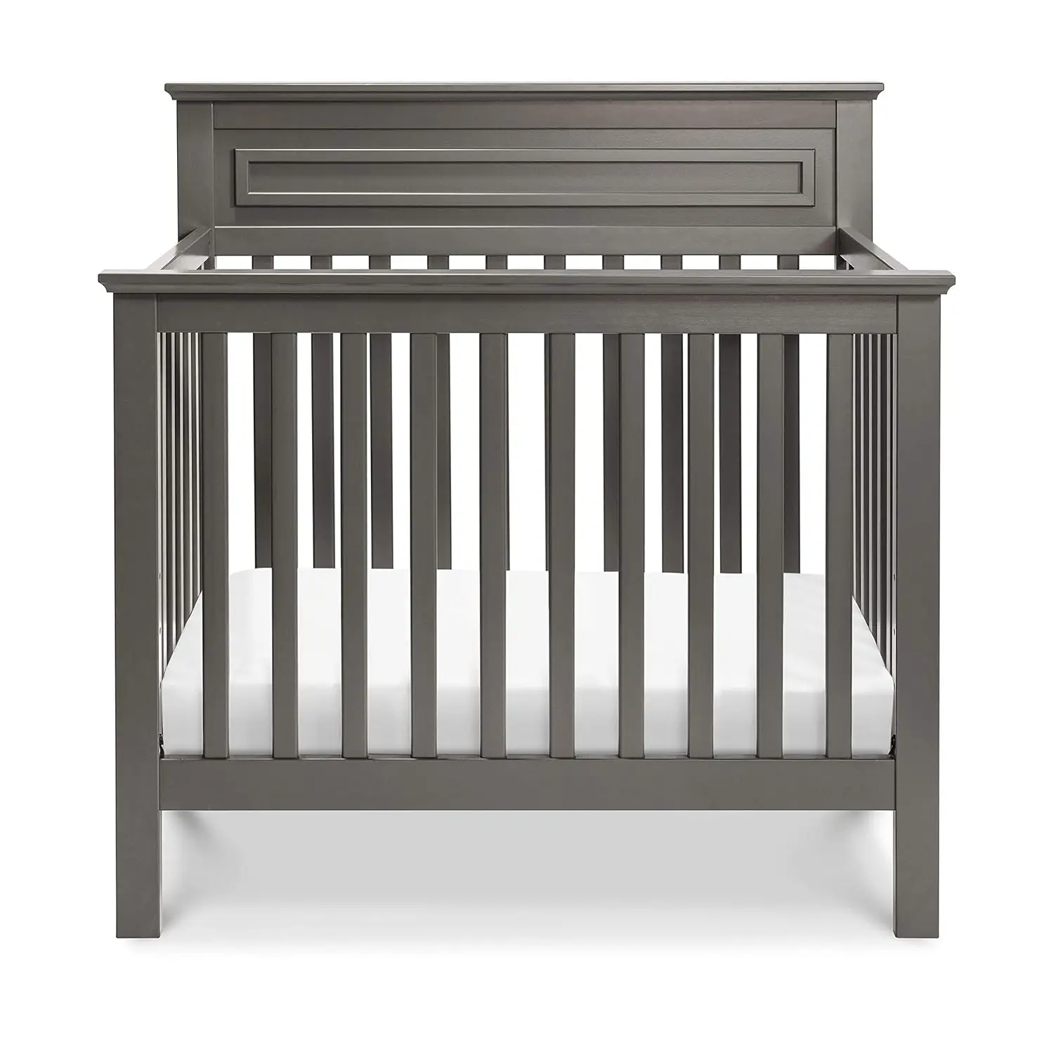 Autumn 4-in-1 Convertible Mini Crib in Slate,  Gold Certified