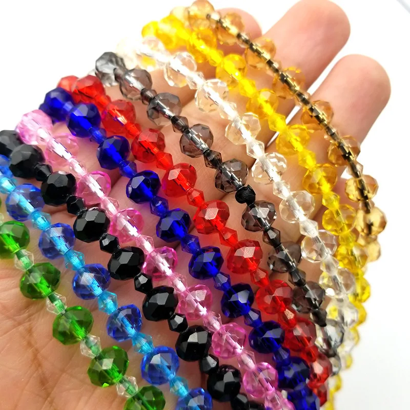 1Pc DY Hot sales Colorful Crystal Phone Hanging Rope Creative Universal Phone Chain Wrist Strap Rope Bead Pendant Phone Lanyards