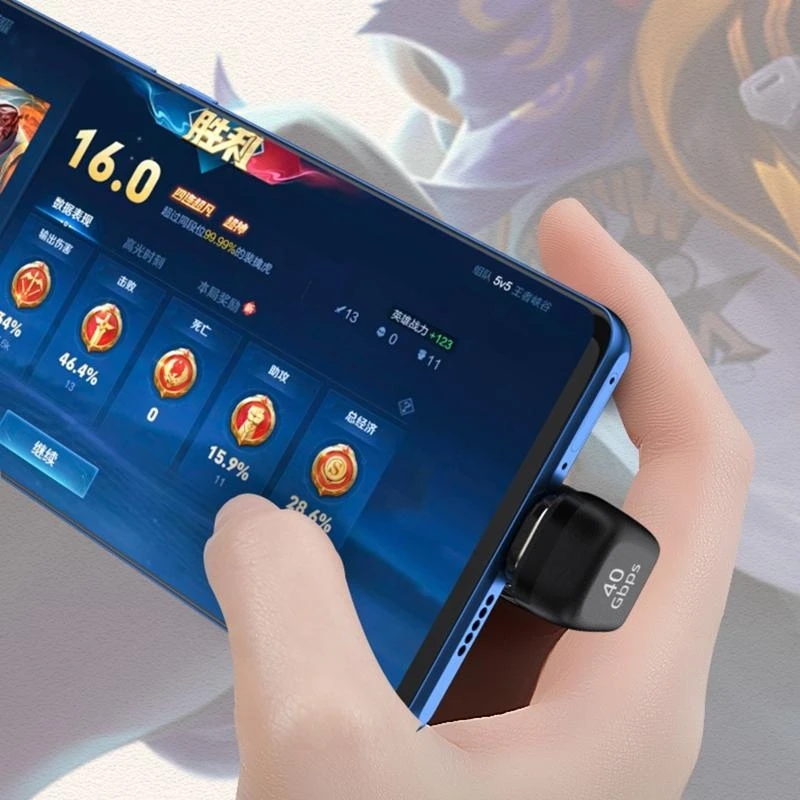 

U-shape Adapter Type C Charging High-speed Transmission Elbow Adapter Support 3/4 TYPE-C Adapter best sale