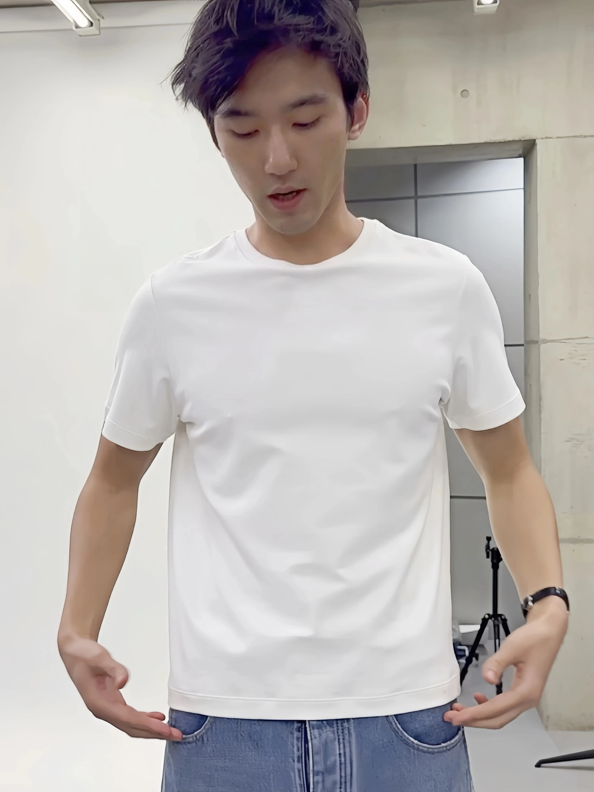 

Футболка Cleanfit Round Neck Vujade009 Jake, цветная, базовая, повседневная, хлопковая, для молодежи, на все сезоны