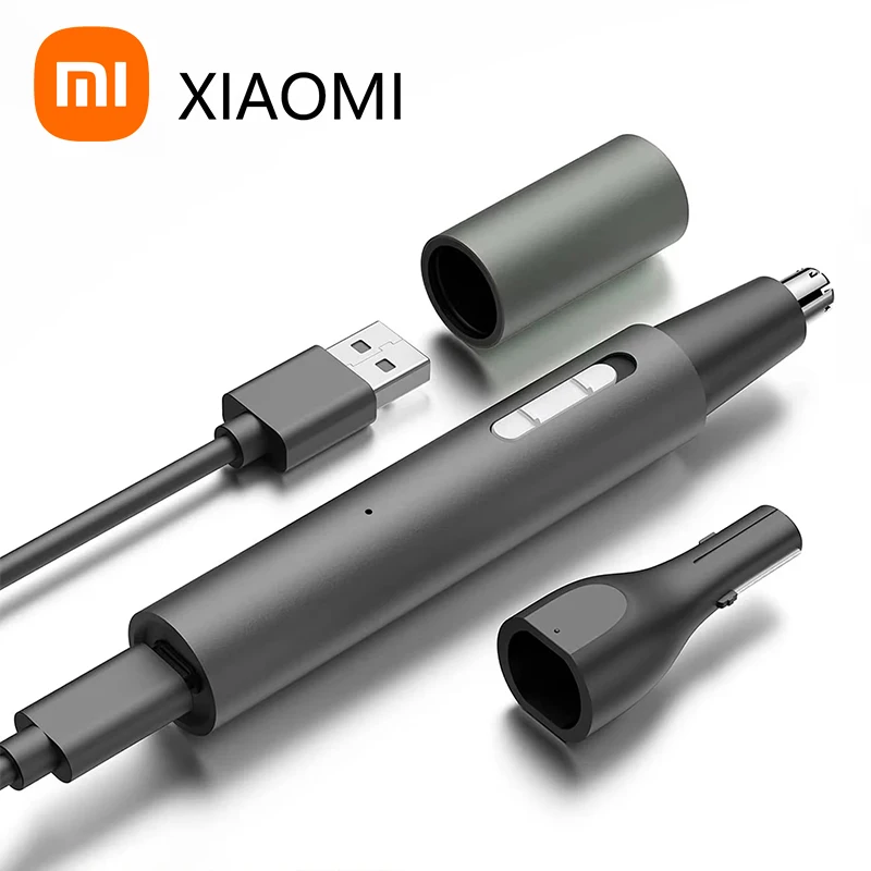 Xiaomi Electric Nose Ear Hair Trimmer for Men Painless Rechargeable Sideburns Eyebrows Beard 3 in 1 Hair Clipper Shaver 2025