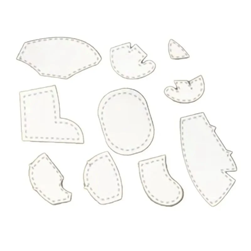 8Pcs/Set 8In Acrylic Template Ruler Set Memory Quilting Ruler For Sewing Template Patchwork A