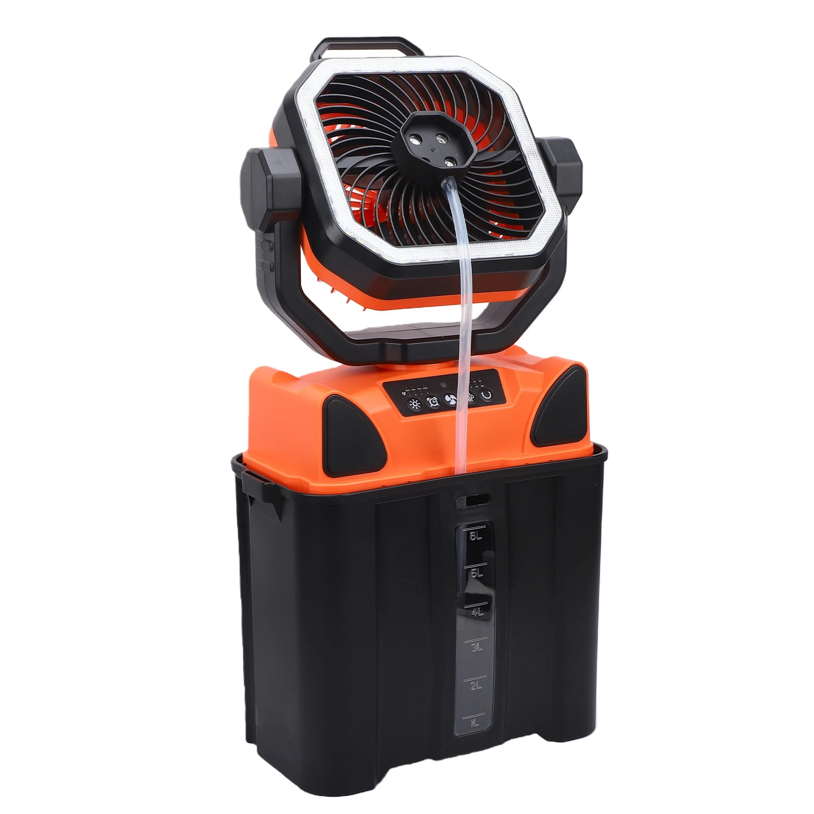 Rechargeable Camping Fan with 6L Bucket LED Light Remote Control 20000mAh Battery Powered Portable Camping Tent Fan for Outdoor - view 2