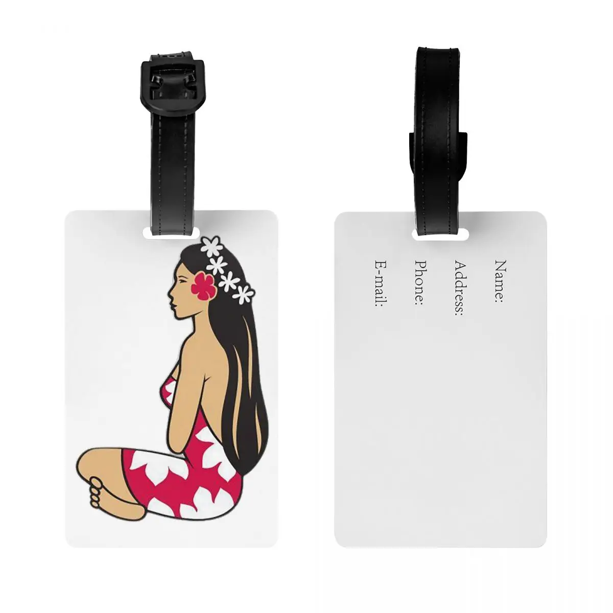 

Hinano Tahiti Luggage Tags Suitcase Accessories Travel Baggage Boarding Tag Label Holder ID Name Address