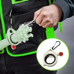 10-1PCS Fluorescent Cable Strap Organizer Storage Cable Tie Holder Portable Cable Tie Storage Tool Plastic Wire Tie Organizer