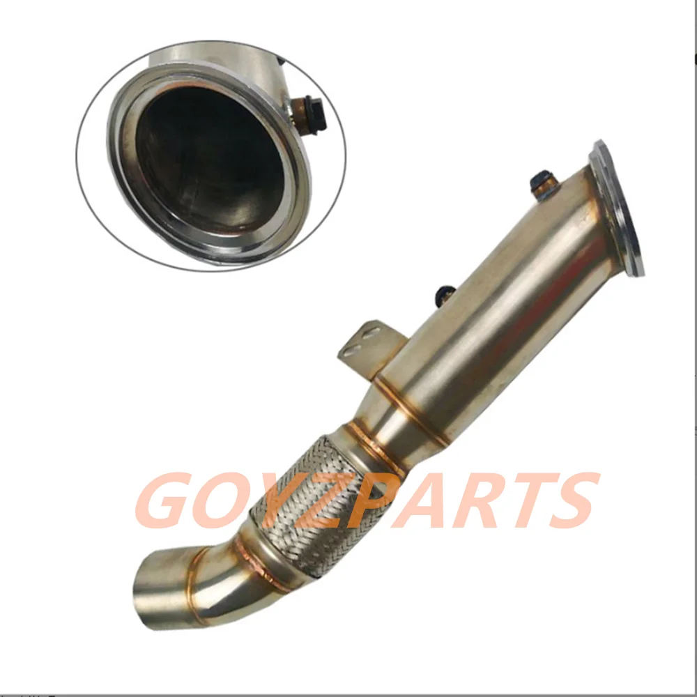 Car Modification Exhaust Pipe Muffler Suitable For BMW B58 M240i 340i 440i 540i 740iX Drive Stainless Steel