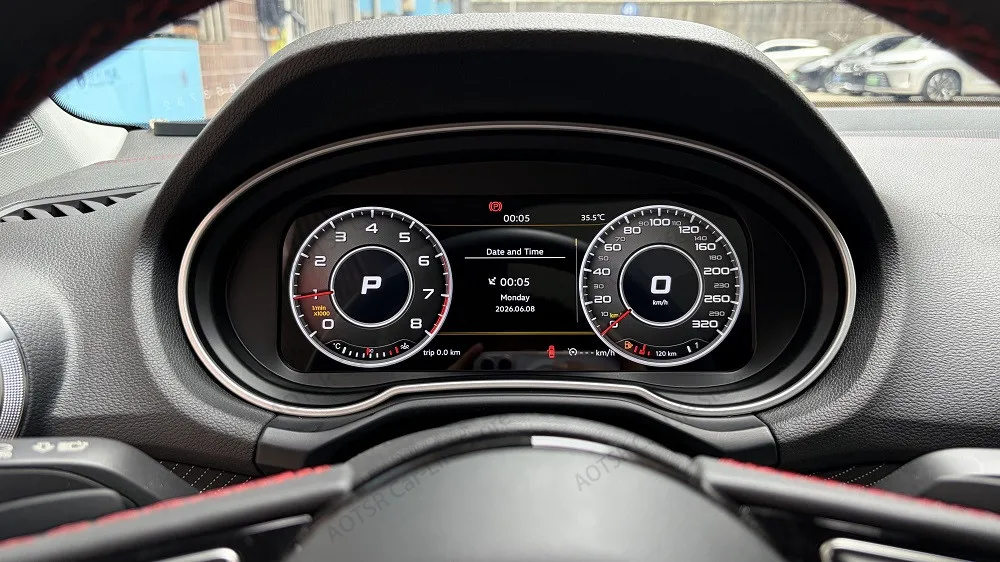 Smart Car Upgrade Kit For Audi Q2 2016~2023 With CarPlay Digital Cluster Instrument Panel Cockpit Multifunctional Speedometer