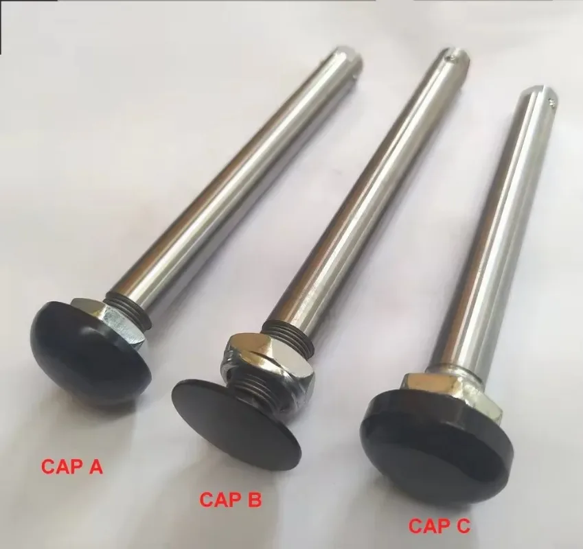 12/12.7mm Quick Release Wheelchair Axle for Wheelchair Rear Wheel for Walker & Rollator Accessories Wheelchair Shaft Pins