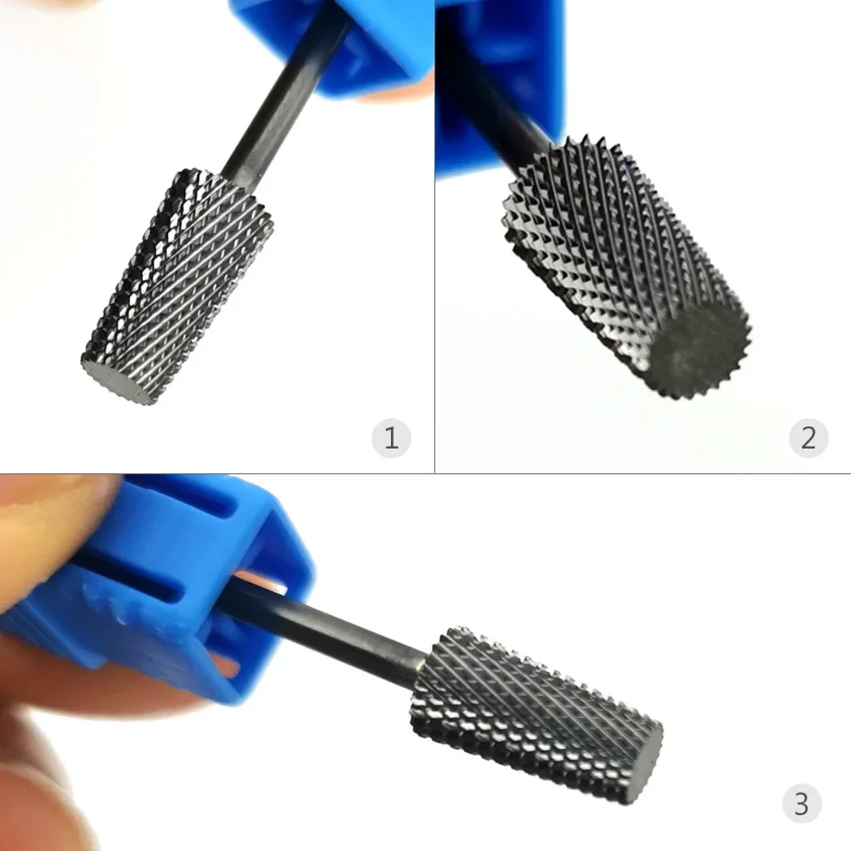 HYTOOS-لقم ثقب أظافر كبيرة مدببة من كربيد التنغستن ، لدغ دوار ، ملحقات ماكينة الحفر الكهربائية ، قاطع طحن مانيكير #4