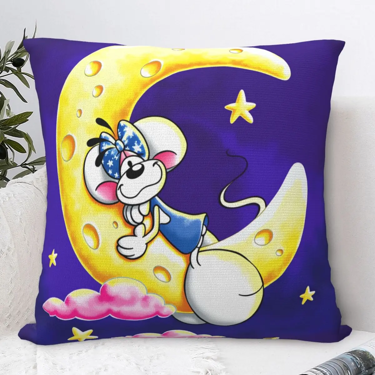 

Наволочка с рисунком Diddl Diddlina, наволочка с принтом, модная ретро наволочка для гостиной, наволочки для стула