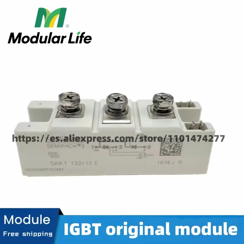 

SKKT132/16E SKKT 132/16E SKKT132/14E SKKT132/12E Original module