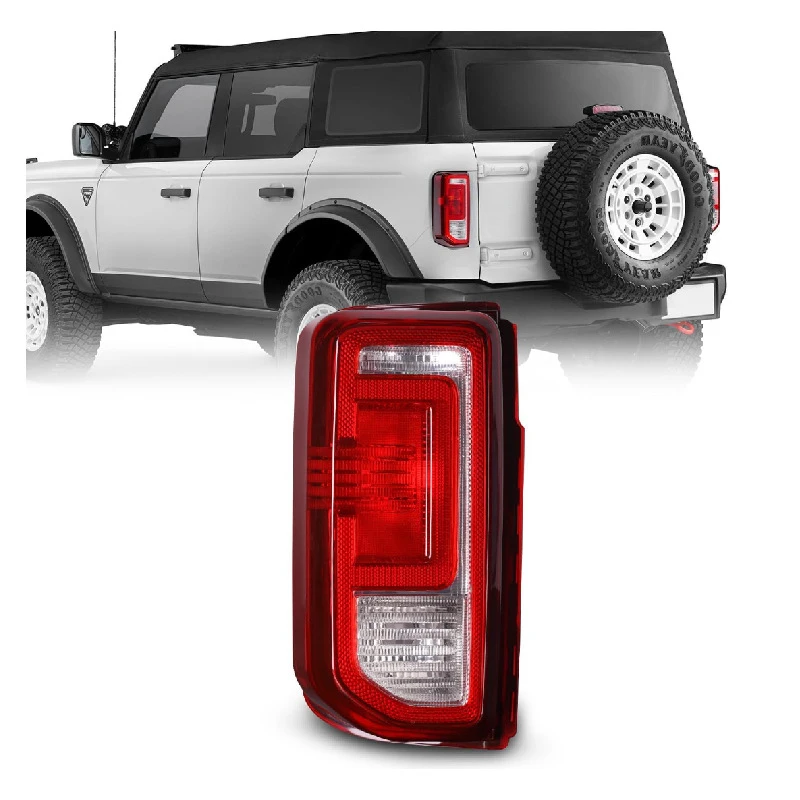 

Подходит для Ford/Bronco 2020-23: Модификация задних фонарей со светодиодными ходовыми огнями и стоп-сигналами