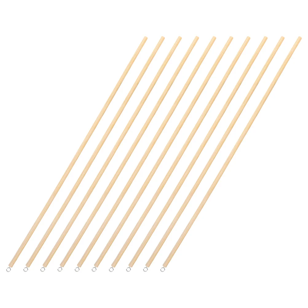 Varillas de manipulación de marionetas de mano, palos de Control de madera maciza, sombra de marionetas de madera DIY, 10 Uds.