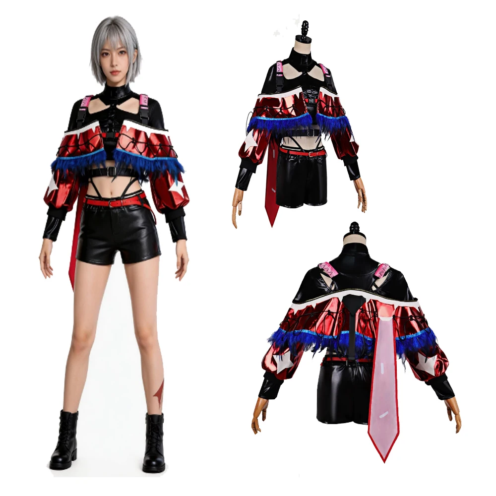 

2026 Delta Force Mai Xiaowen Collaboration Cosplay Costume Jacket Women Game Con Halloween Role Play Performance Disguise Outfit