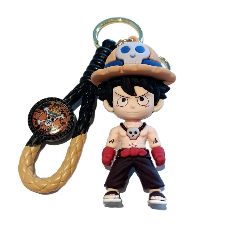 Japanese anime One Piece Monkey D Luffy Kawaii keychain gift