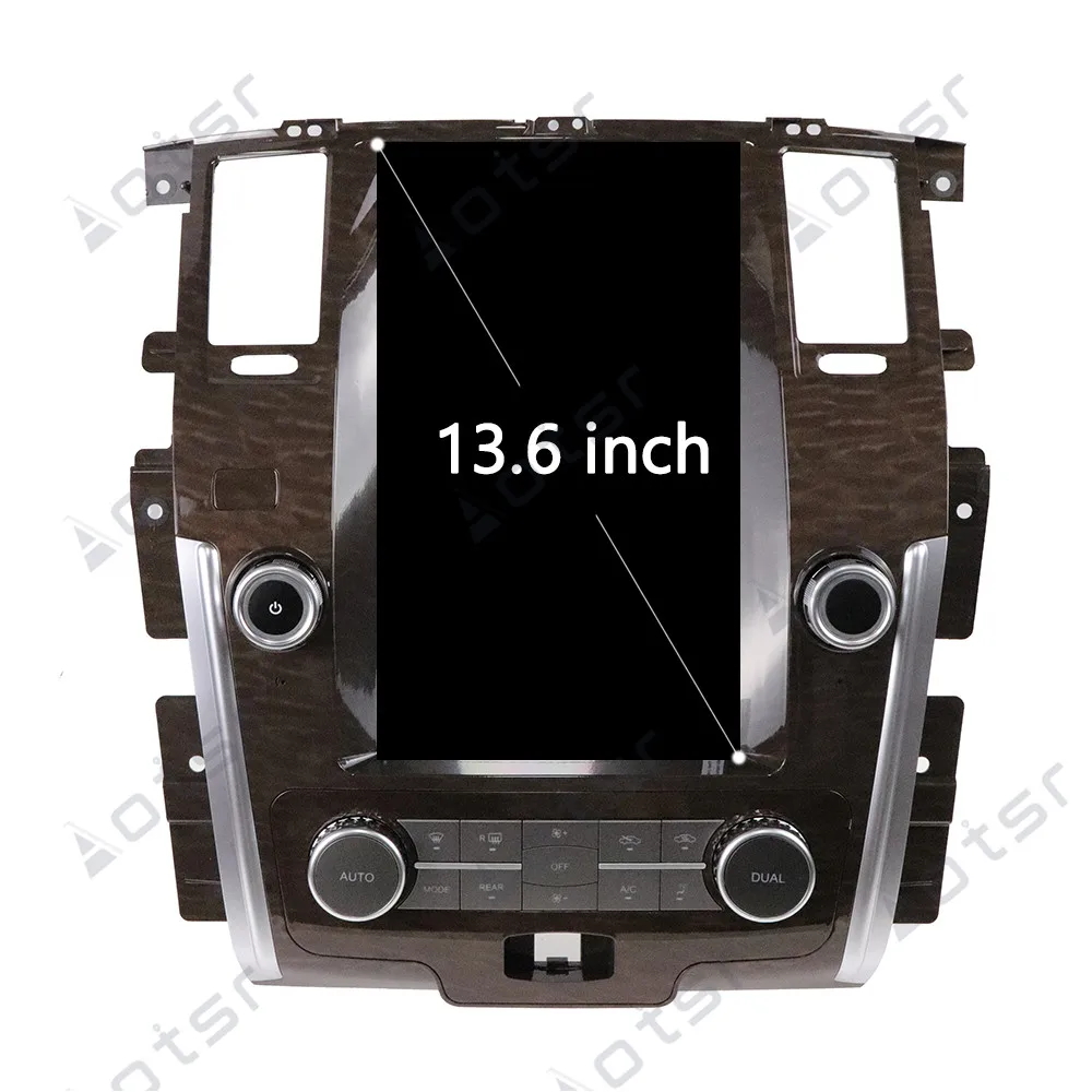 

13.6 inch Tesla Vertical Screen Android 9 Car Radio GPS Navigation For Nissan Patrol 2010 - 2018 DSP Carplay IPS Auto Stereo