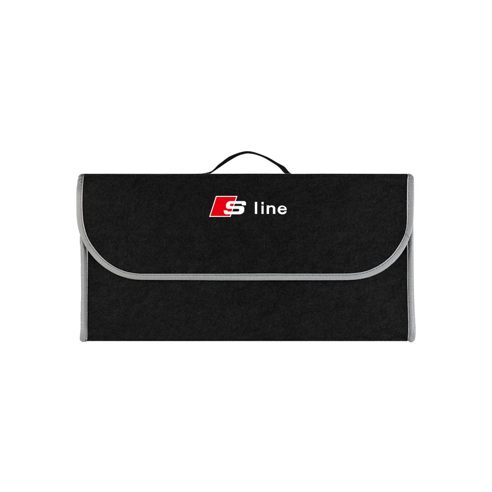 Kofferraum-Aufbewahrungsbox Werkzeugkoffer Organizer Tasche Zubehör für Audi Sline S3 S4 S5 S6 S7 RS Quattro Q7 Q5 Q3 A4 B8 8P A3 A6 C7 A5