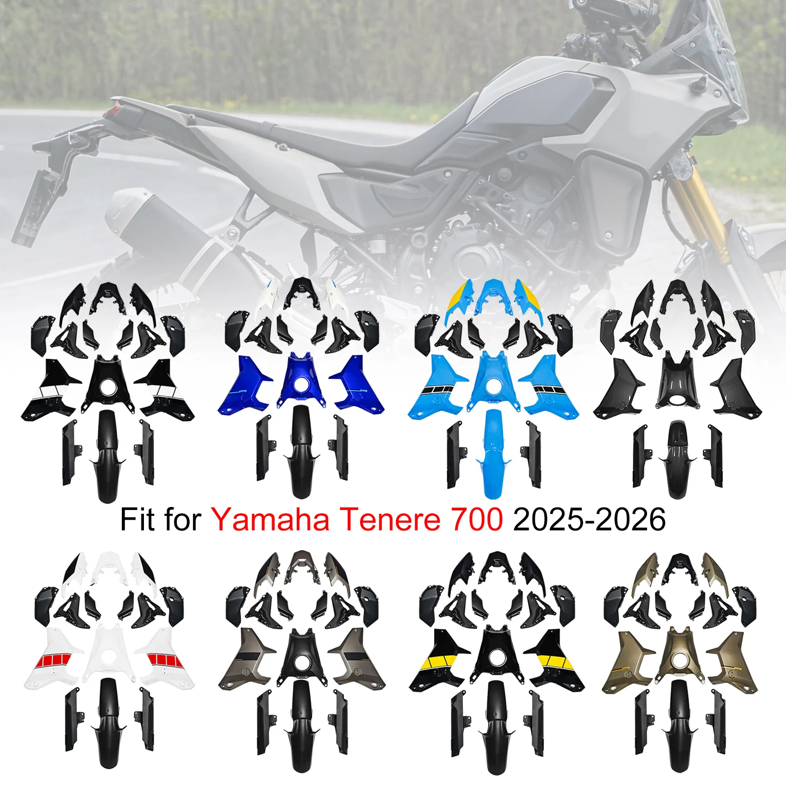 Kit Carene a Iniezione Topteng per Yamaha Tenere 700 T700S 2025-2026