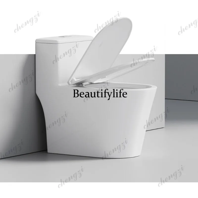 Borderless design ordinary toilet double hole super swirl flush toilet ceramic integrated toilet