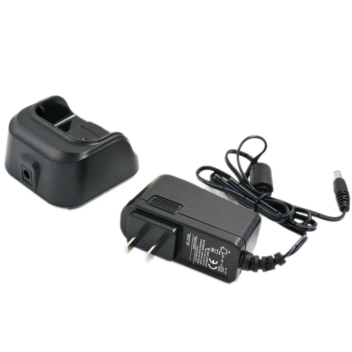 QYT QC8R Desktop Charger Base & AC Plug Adapter for KT8R KT-8R HAM Radio Power Supply Charge Tray Accessory Replacement