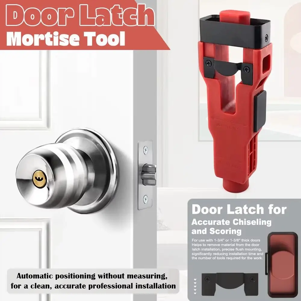 

Accurate Scoring Door Kit Square or Round Plastic Door Mortise Tool Door Mount Stainless Steel Door Installation Kit