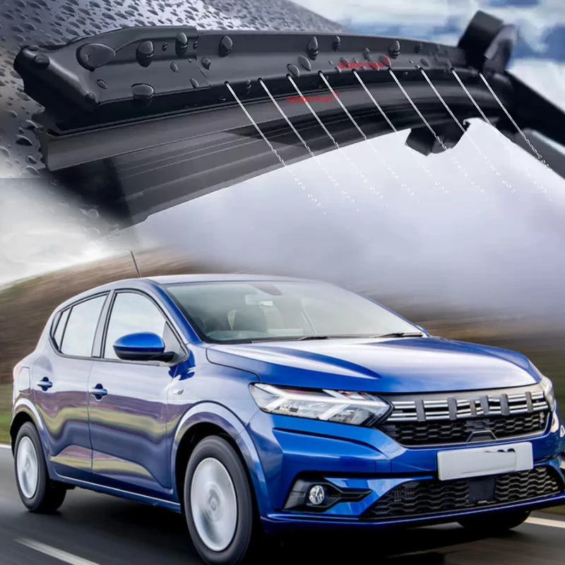 Car Modify Windshield Water Spray Wiper For Dacia Renault Duster Sandero Logan 1 2 MK2 MCV Dokker Auto Wet Arm Wiper Accessory