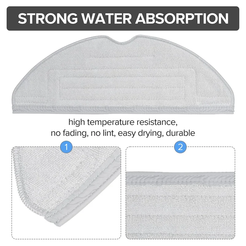 A39M For Roborock S7 Maxv Ultra/S7 Replacement Parts-Washable Mop Cloth, Disposable Rag, Robot Vacuum Cleaner Accessories