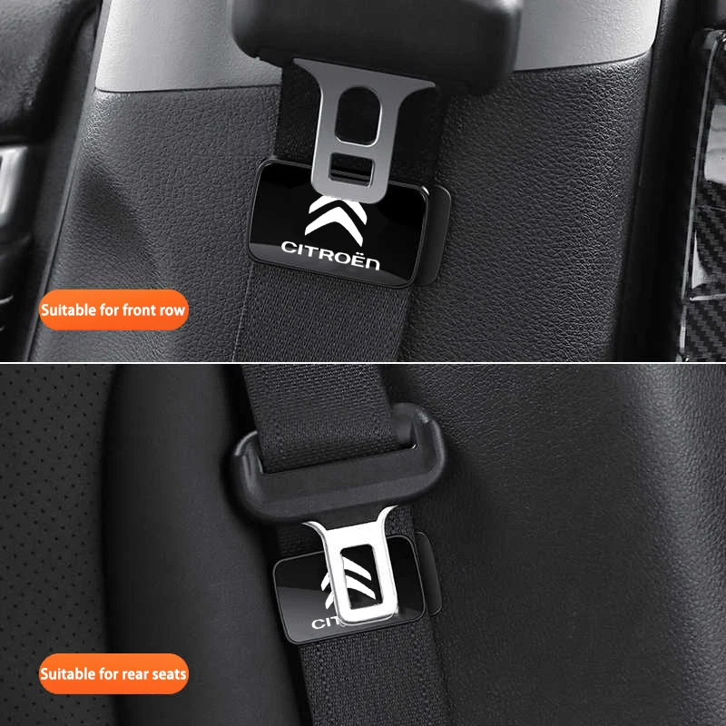 1pc Magnetic Car Seat Belt Holder Stabilizer Interior Accessories For Citroen C4 C3 C2 C1 C5 DS3 Berlingo Xsara Grand headrest - view 6