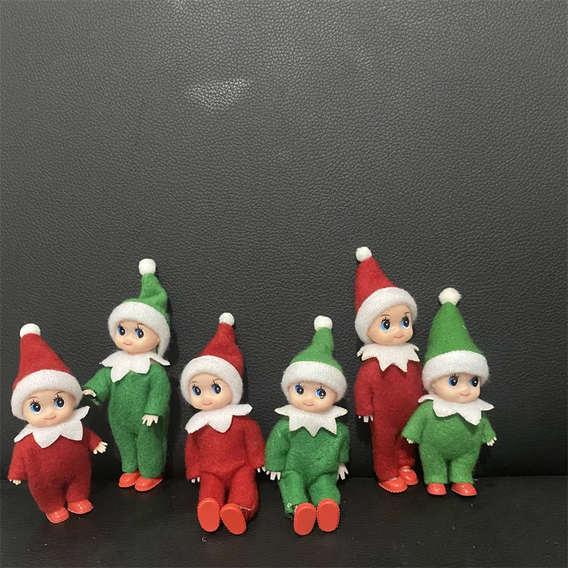 2023 Merry Christmas Bookshelf Elf Dolls Christmas Decor for Home Xmas Ornaments Gift Navidad Party Supplies Happy New Year 2024