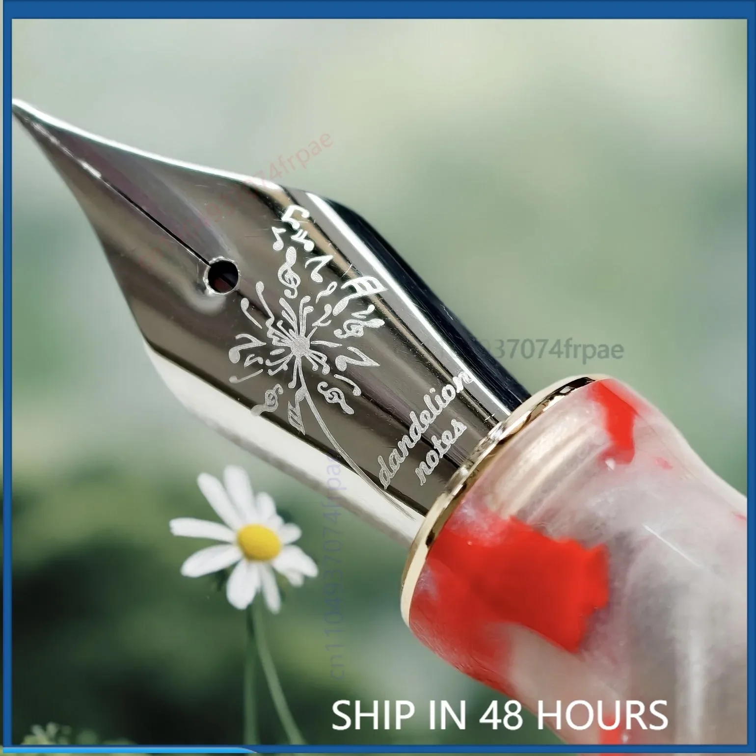 Hand Grind Naginata Iridium Nib With Star Moon Planet Dandelion Pattern Smooth Writing Calligraphy Replacement Pen Tip