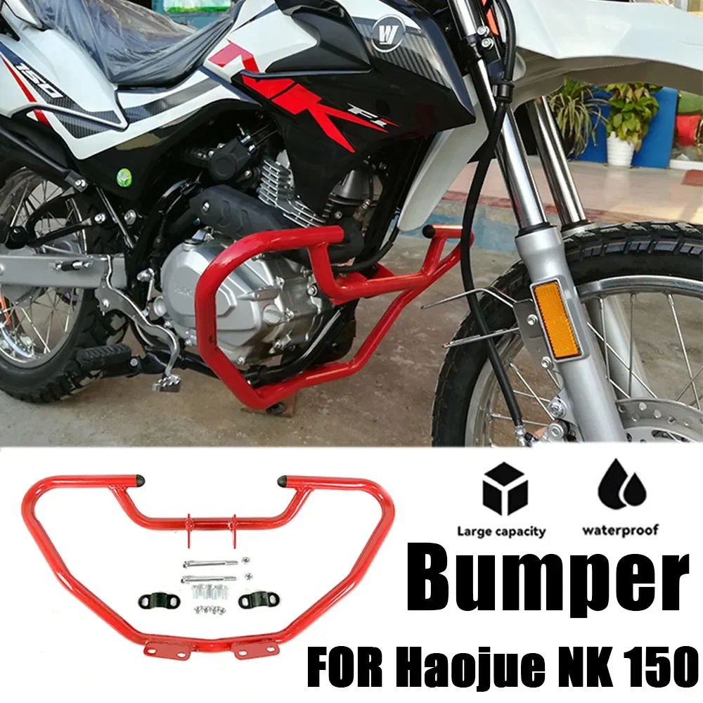 

New For Haojue NK150 NK 150 Modification Accessories Bumper Front Guard Anti-Fall Bar Engine Guard Leg Guards And Feet