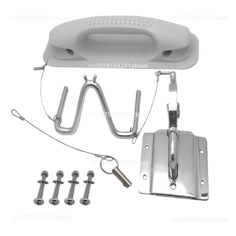New Stainless Steel Davit Set Marine Mooring Bracket Kit Boat Davit Ship Mooring Tool Accessories