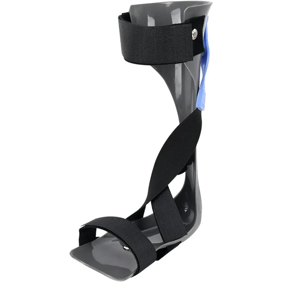 Drop Foot Brace Orthosis Adjustable Straps Foot Drop Foot Nerve Injury Rehabilitation Training for Hemiplegia Stroke Shoes Walk