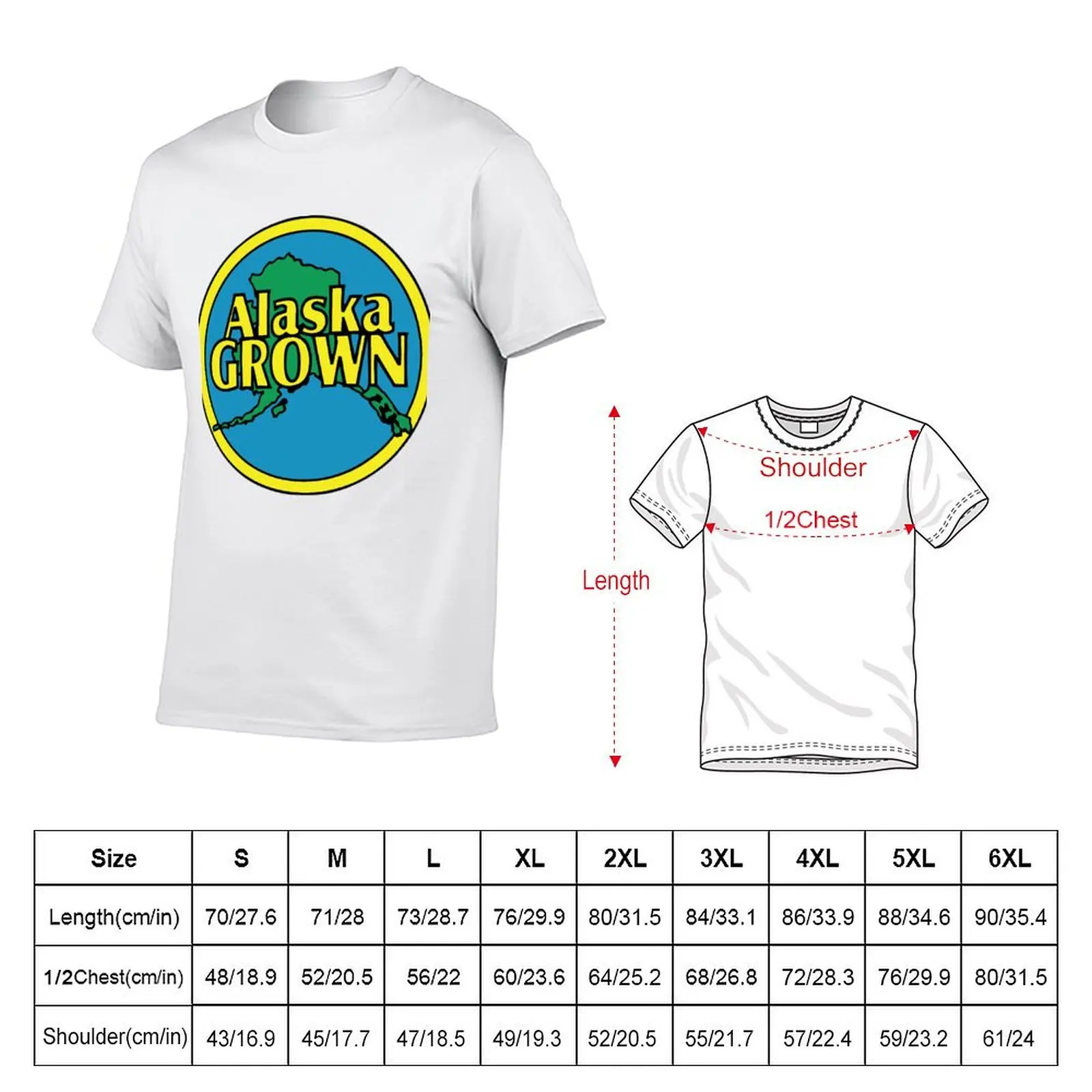 Alaska Grown Classic T-Shirt luxury t-shirt summer top t shirt men