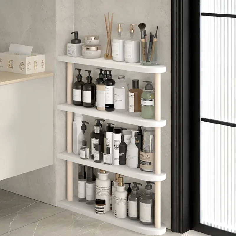 

Multi-storey Extremely Narrow Bathroom Rack Door After The Multi-functional Corner Shelf Living Room Balcony Sundry Storage Rack