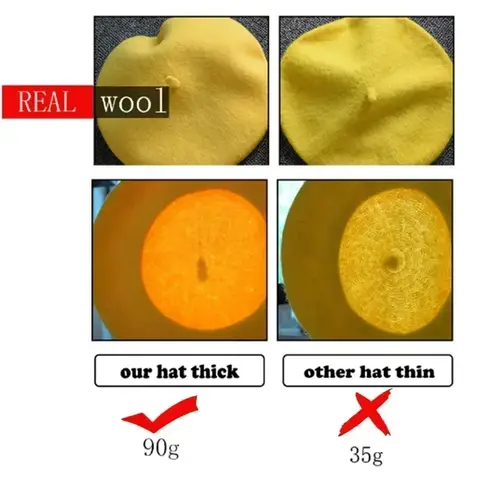 नई बहुरंगी ऊनी मोटी बेरेट्स शीतकालीन शरद ऋतु कलाकार फ्रेंच रेट्रो सादा चित्रकार टोपी महिलाओं लड़कियों के लिए गर्म चलने वाले आउटडोर कैप्स 8 best sales बेरेट टोपी - №8