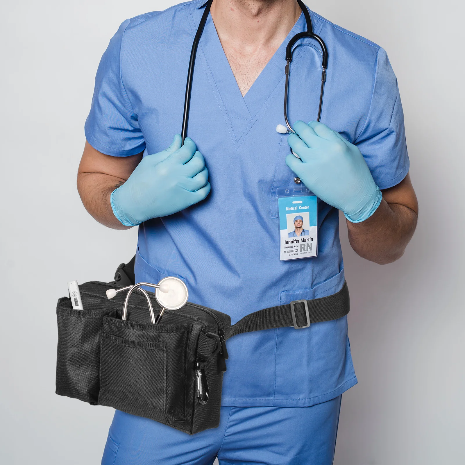 

Cleaning Tool Waist Pack Multi-Functional Tool Bag Oxford Cloth Storage Pouch For Electrician Nurse Organizer Tote