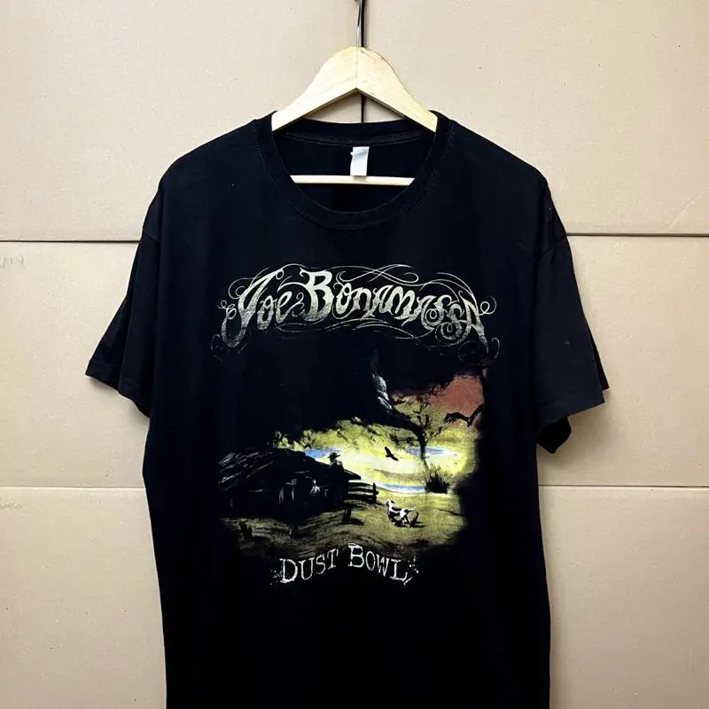 JOE BONAMASSA CAMISETA HOMBRE TAMAÑO XL NEGRO STREET WEAR OPIUM AVANGARD Y2K DRILL DRIP