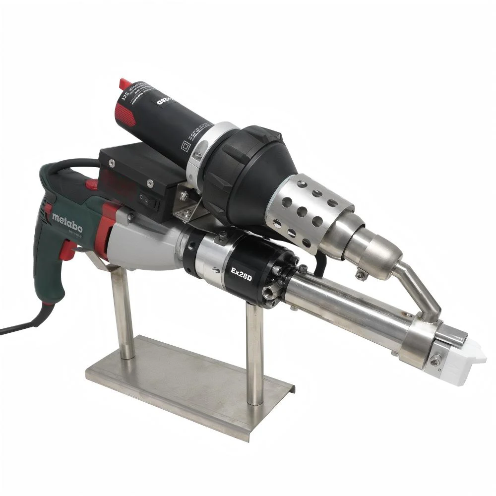 Hand Extruder Plastic Extrusion Welding Machine PE Pipe Welder for PP/PE Water Tank Geomembrane Industrial Equipment