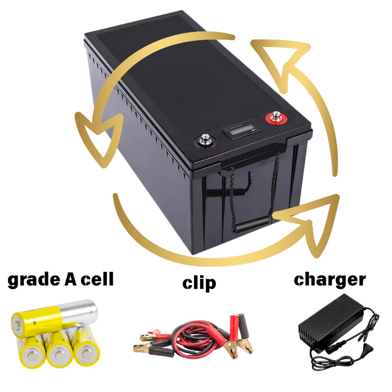 36V 100AH LiFePO4 Battery Pack For RV Campers Marine Golf Cart 200A BMS Deep Cycle Energy Storage Lithium Iron Phosphate Battery