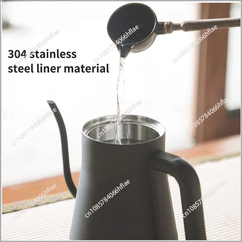 600ml 1200W Electric Gooseneck Coffee Kettle, Filter Coffee Brewing Pot for Hand Drip Coffee