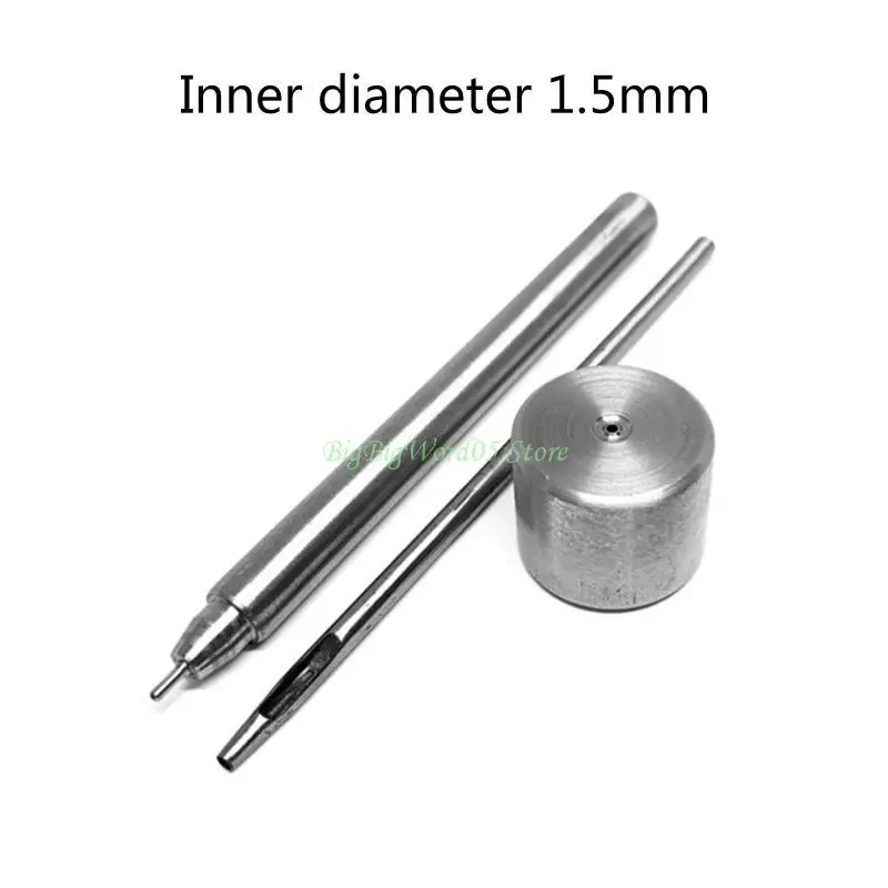 

24TE Набор инструментов с втулками, 3 шт. для самостоятельного ремонта кожи, изготовления люверсов, установки отверстий