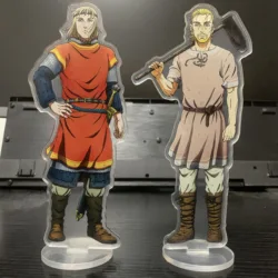 VINLAND SAGA Anime Figure Thorfinn Acrylic Stands Thors Askeladd Canute Character Model Plate Desk Decor Standing Sign Fans Gift