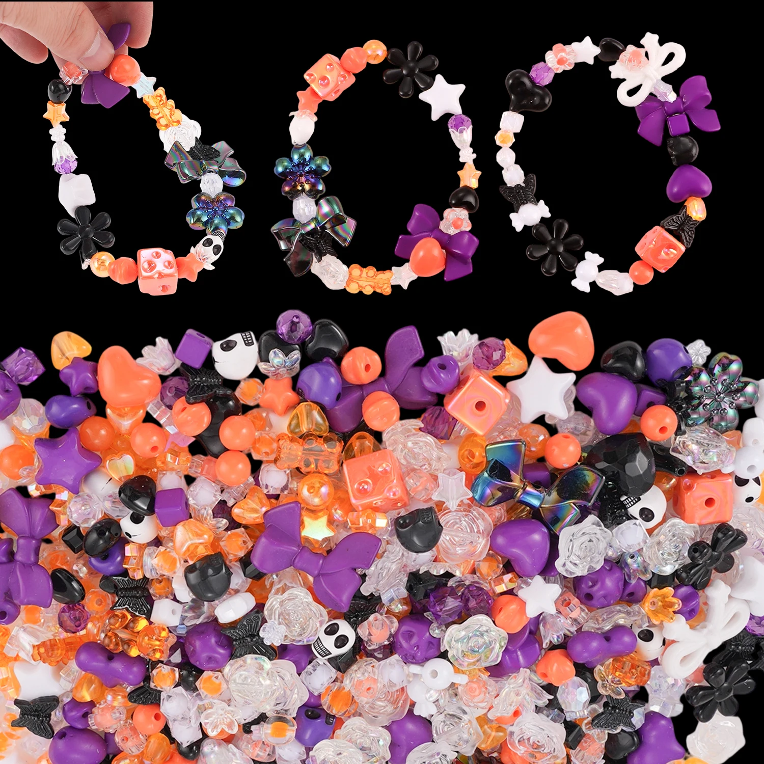 Halloween Christmas Acrylic Beads 4