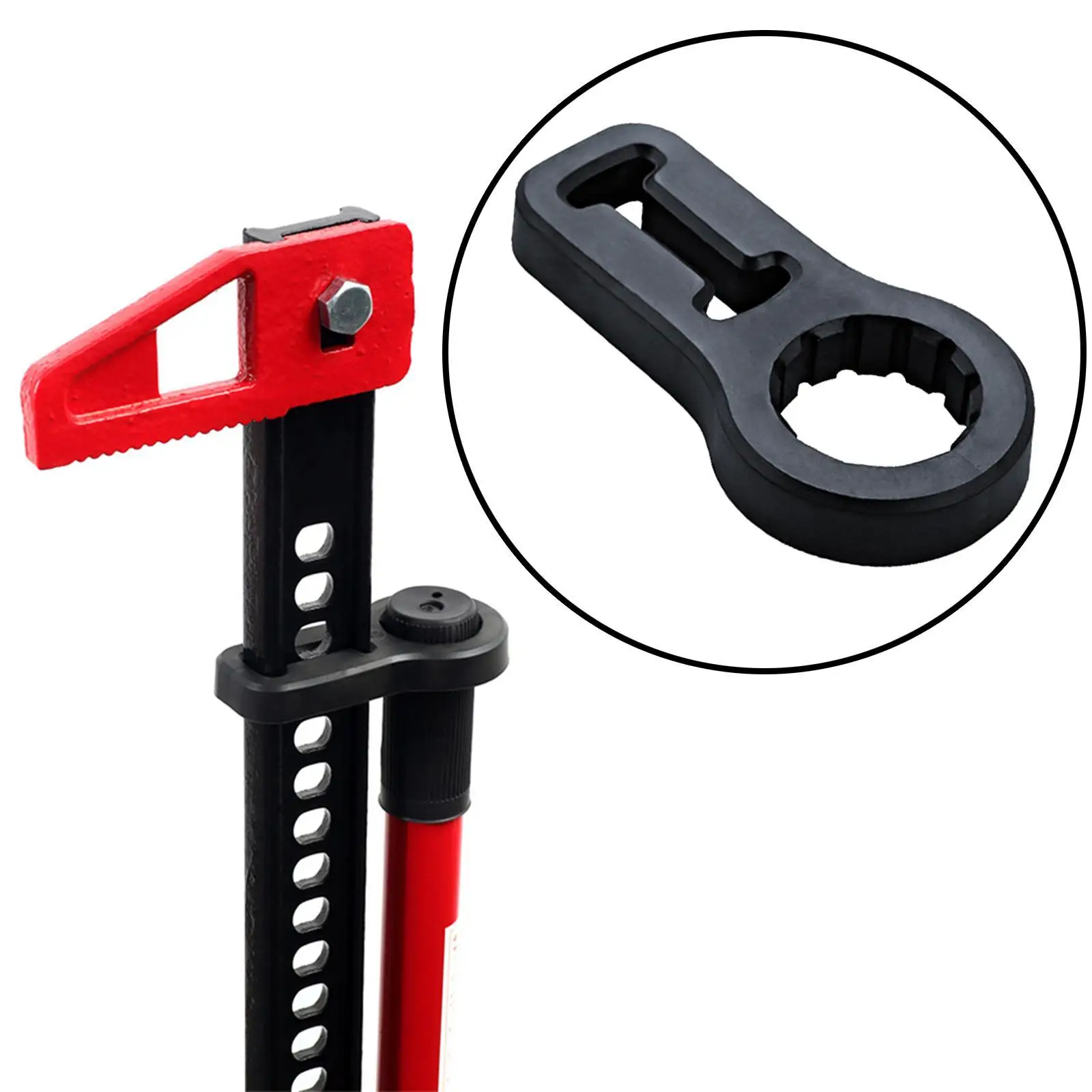 Farmer Top Lock Handle Keeper Grip Rubber Road Jack Lift Jack Attachments Car Jacks for Lifter Handle Holder Grab