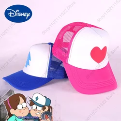 Cartoon Pines kapelusze Gravity Falls Dipper czapki baseballowe akcesoria Cosplay kapelusz płótno regulowane chłopcy bawełniana czapka sosnowa prezent