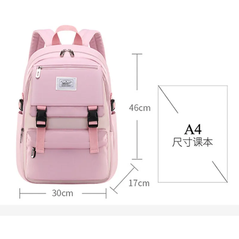 middle school backpack for girls high school book bag large capacity backpack lightweight schoolbag kids backpack teen schoolbag