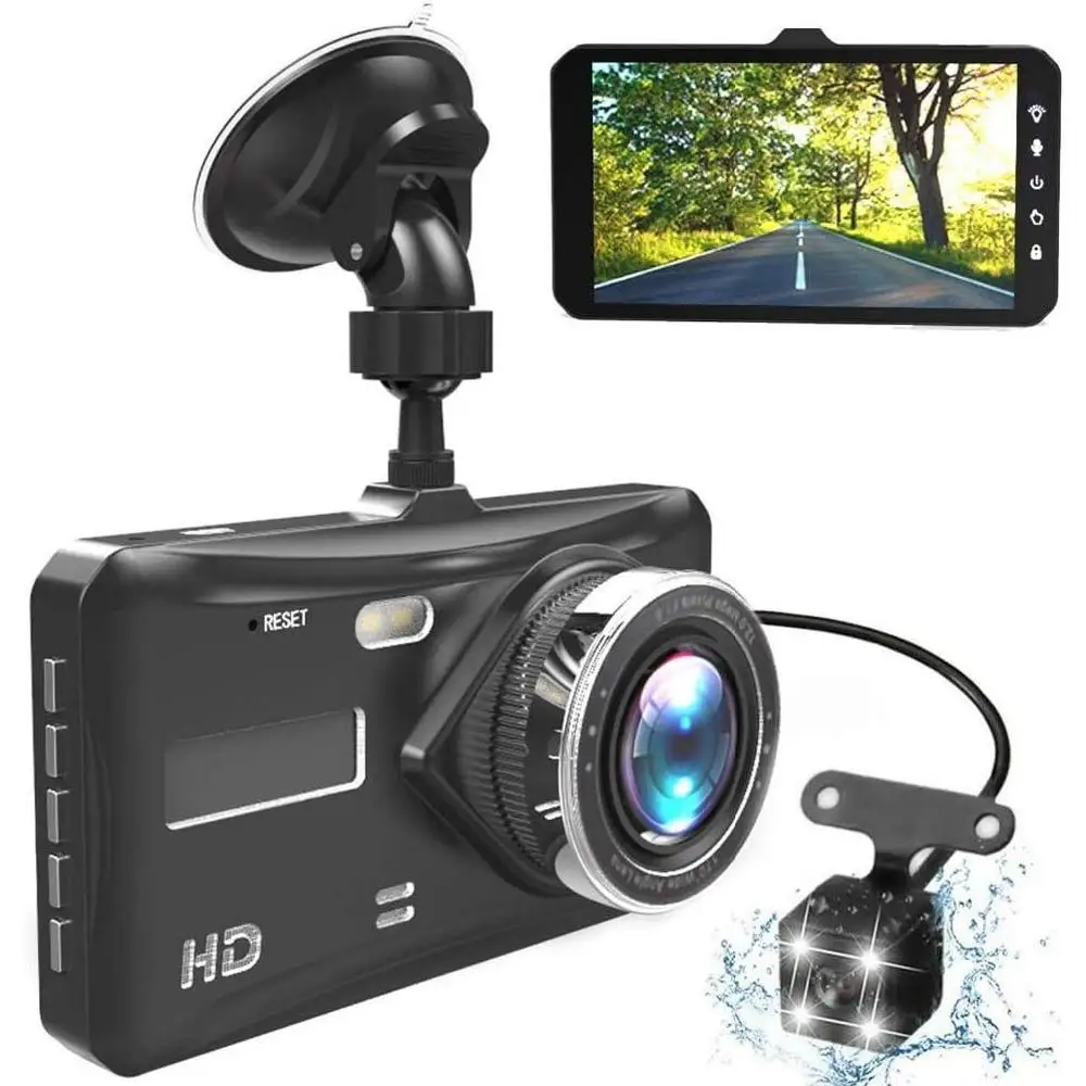 

Dash Cam Dual 1080P 4" IPS Car DVR Camera Auto DVR Dashcam Camcorder Recorder Video Registrator Carcam