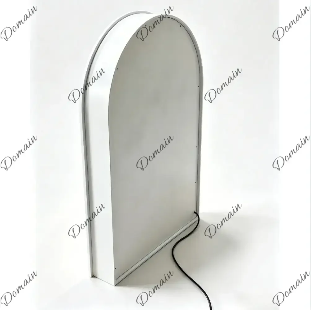 9DI Sulla Wall Mounted Shelf Curved For Nail Store & Beauty Salon,Store Cabinets U