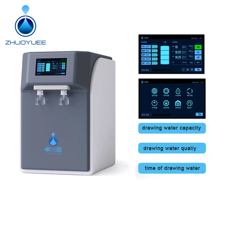 Équipement de traitement de l'eau de laboratoire, Machine à eau déionisée DI/système de Purification d'eau Ultra Pure de laboratoire